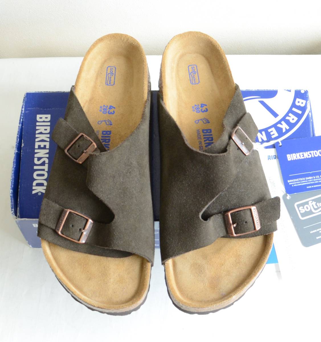 新品 ビルケンシュトック チューリッヒ 43 SOFT FOOTBED | contifarma.pe