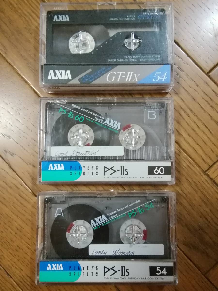 AXIA ハイポジション カセットテープ】 富士写真フイルム(株) 中古 TYPE Ⅱ（CrO2）POSITION HIGH BIAS 70μs EQ  3本セット product details | Proxy bidding and ordering service for auctions and  shopping within Japan and the United States - Get