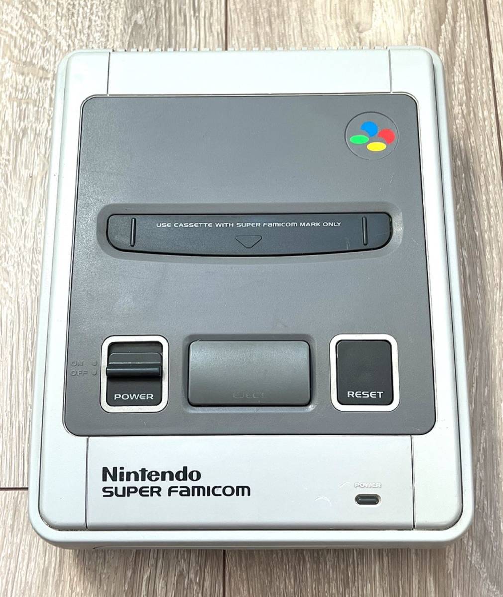 箱付属・コントローラー新品未開封〉SFC スーパーファミコン 本体+