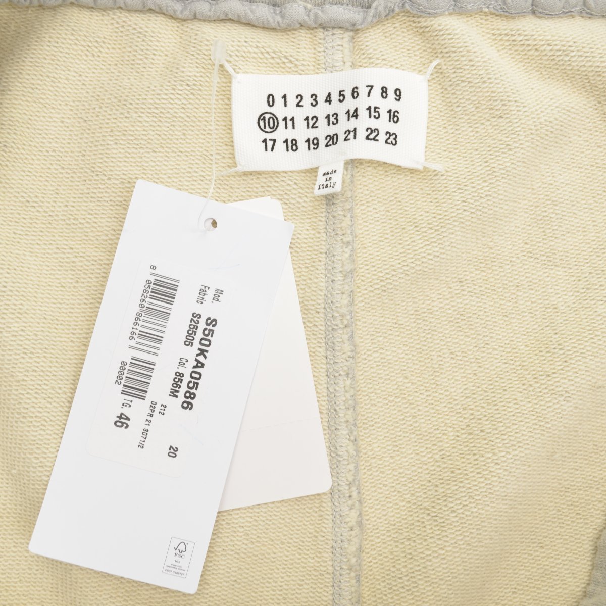 46】MAISON MARGIELA 10 / メゾンマルジェラ 21AW S50KA0586 裾ジップ