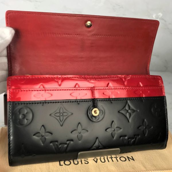 本物保証 1円~ 美品 LOUISVUITTON レッド×マットブラック