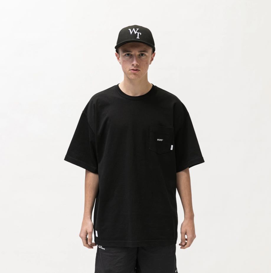 WTAPS 2022SS AII 02 SS T-SHIRT BLACK XLサイズ ダブルタップスALL ポケット Tシャツ ブラック X-LARGE_画像5