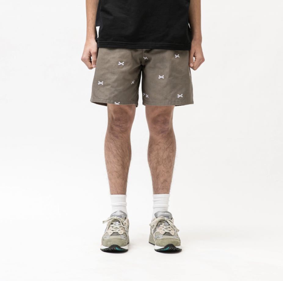 WTAPS 2022SS SEAGULL 03 SHORTS GREIGE Mサイズ ダブルタップス シーガル ショーツ グレージュ MEDIUM CROSS BONE クロスボーン 