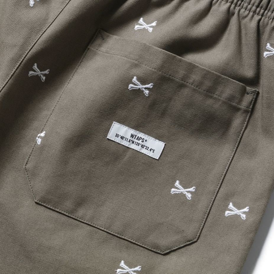 WTAPS 2022SS SEAGULL 03 SHORTS GREIGE Mサイズ ダブルタップス シーガル ショーツ グレージュ MEDIUM CROSS BONE クロスボーン 