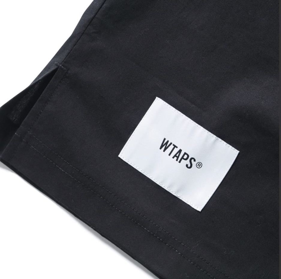 WTAPS 2022SS SMOCK SS COTTON BROADCLOTH BLACK XLサイズ 04 ダブル