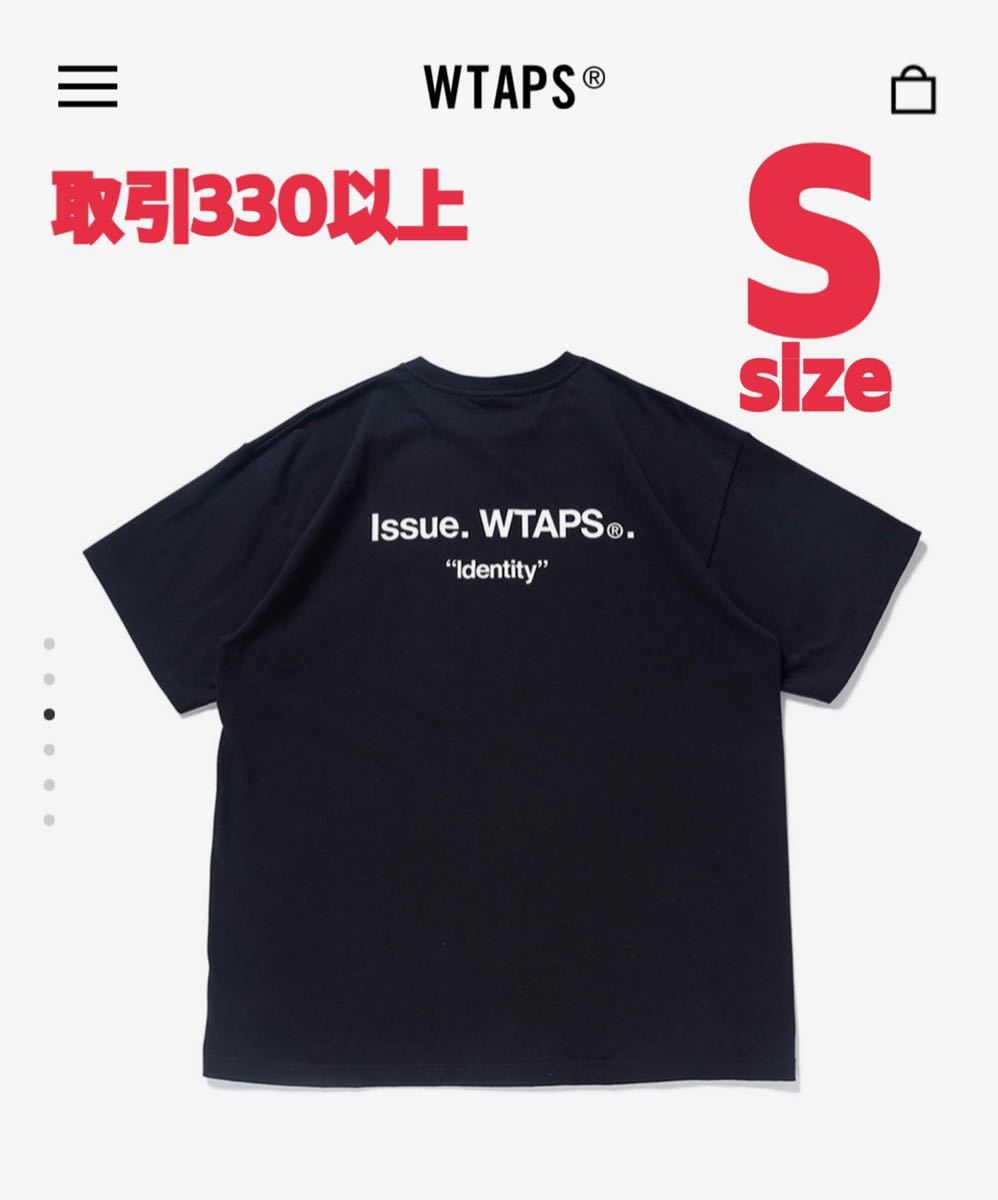 WTAPS 2022SS IDENTITY SS TEE BLACK Sサイズ ダブルタップス アイデンティティー LOGO ロゴ Tシャツ ブラック SMALL T-SHIRT