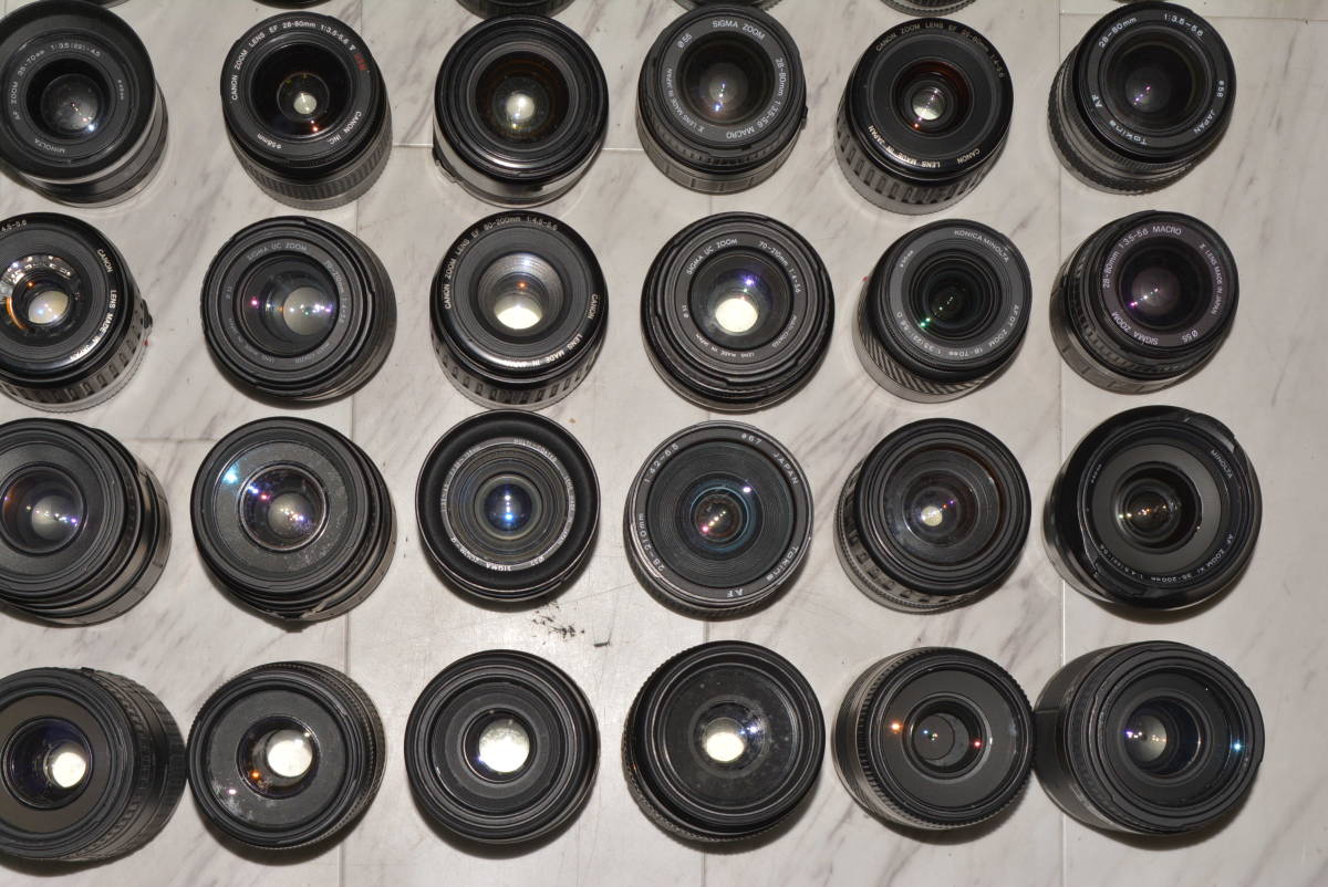  Junk summarize camera lens various . summarize large amount AF lens Canon Nikon PENTAX MINOLTA Tokina SIGMA TAMRON Tokina #h4016