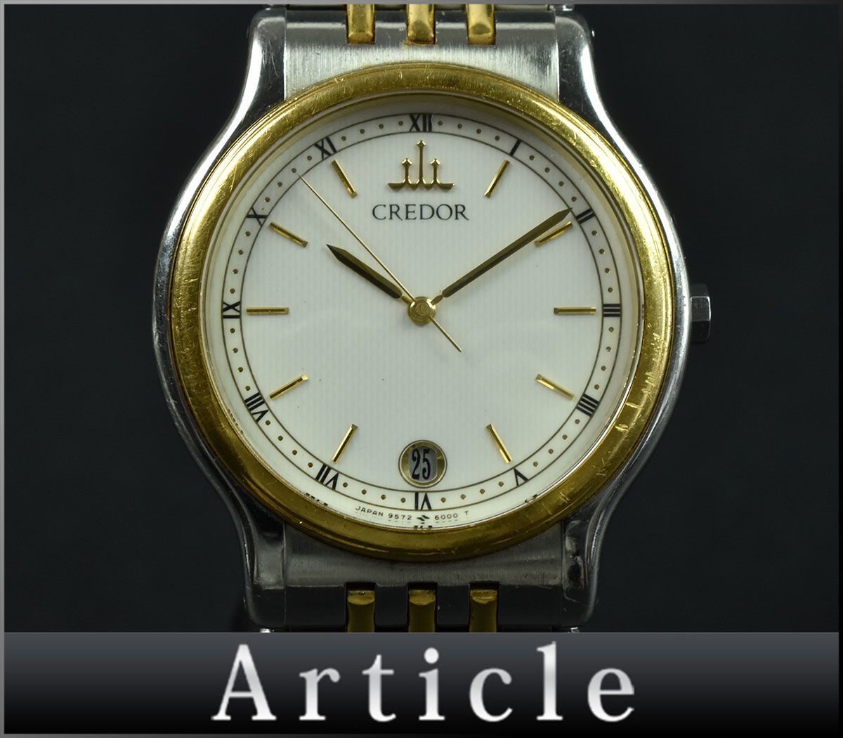 128542☆動作確認済 SEIKO セイコー クレドール 腕時計 クォーツ