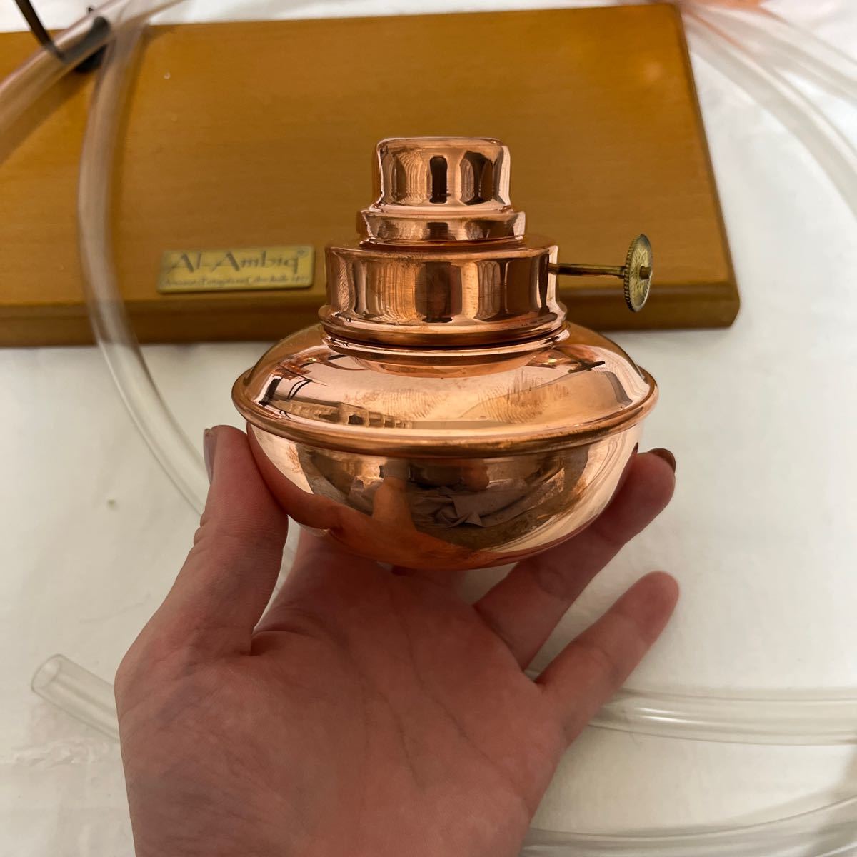 銅製蒸留器 アランビック 0 7L ランプセット|Yahoo!フリマ(旧 銅製蒸留器 アランビック 0 7L ランプセット|Yahoo!フリマ(旧