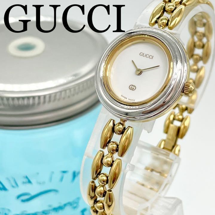 188 GUCCI グッチ時計 レディース時計 チェンジベゼル ゴールド 人気