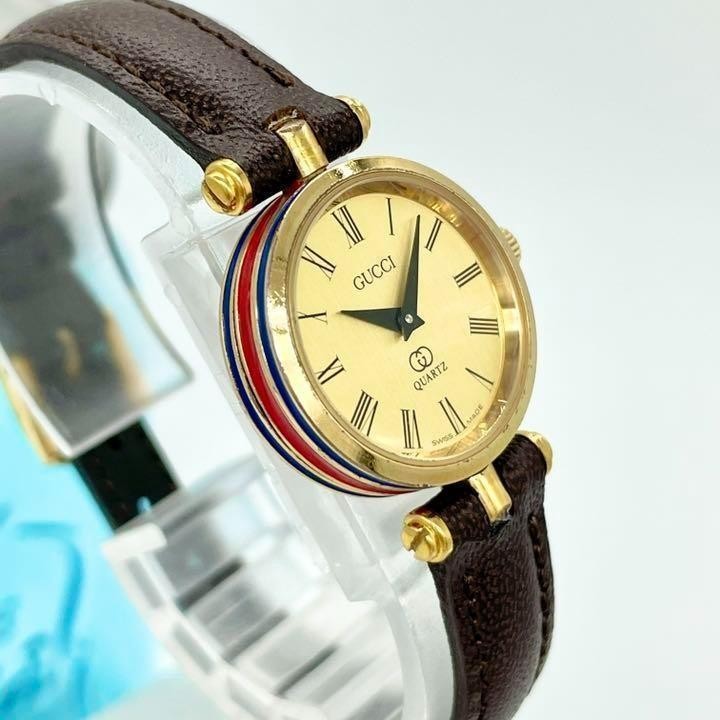 368 GUCCI グッチ時計 レディース腕時計 アンティーク シェリーライン