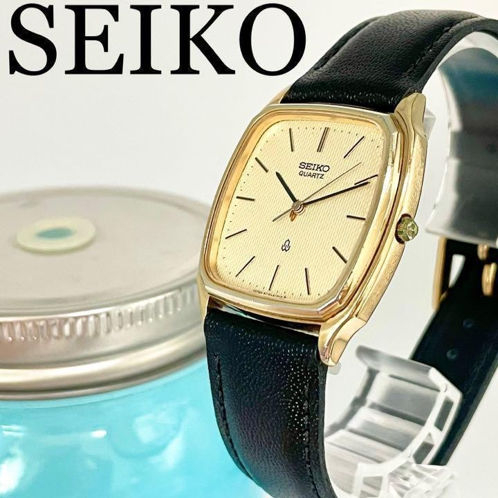 609 SEIKO セイコー時計　レディース腕時計　ゴールド　小ぶり　シンプル