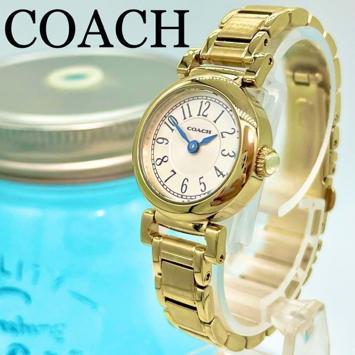 476 COACH コーチ時計 アンティーク レディース腕時計 ゴールド 丸型