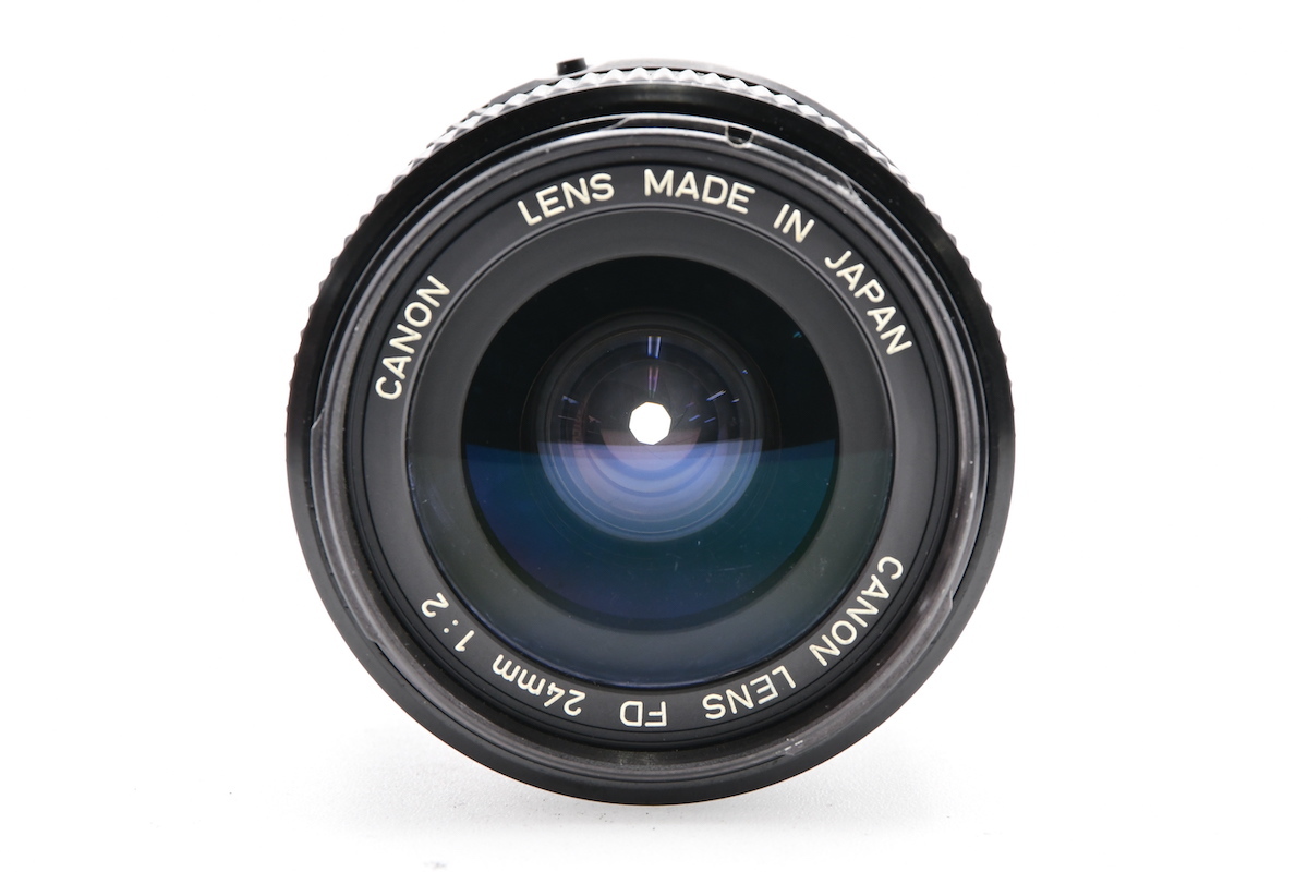 CANON LENS NEW FD 24mm F2 FDマウント MF一眼レフ用 キャノン 広角単焦点レンズ 希少 ■01991_画像7
