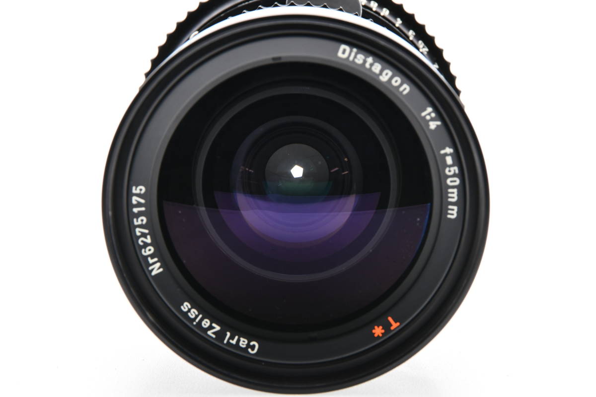 HASSELBLAD Carl Zeiss Distagon 50mm F4 T* Vマウント ハッセルブラッド 中判カメラ用 単焦点レンズ ■01849_画像7