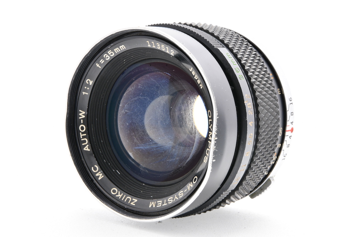 OLYMPUS OM-SYSTEM ZUIKO MC AUTO-W 35mm F2 OMマウントオリンパス広角