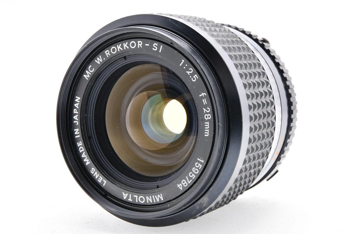 MINOLTA MC W.ROKKOR-SI 28mm F2.5 SR/MDマウントミノルタ広角単焦点
