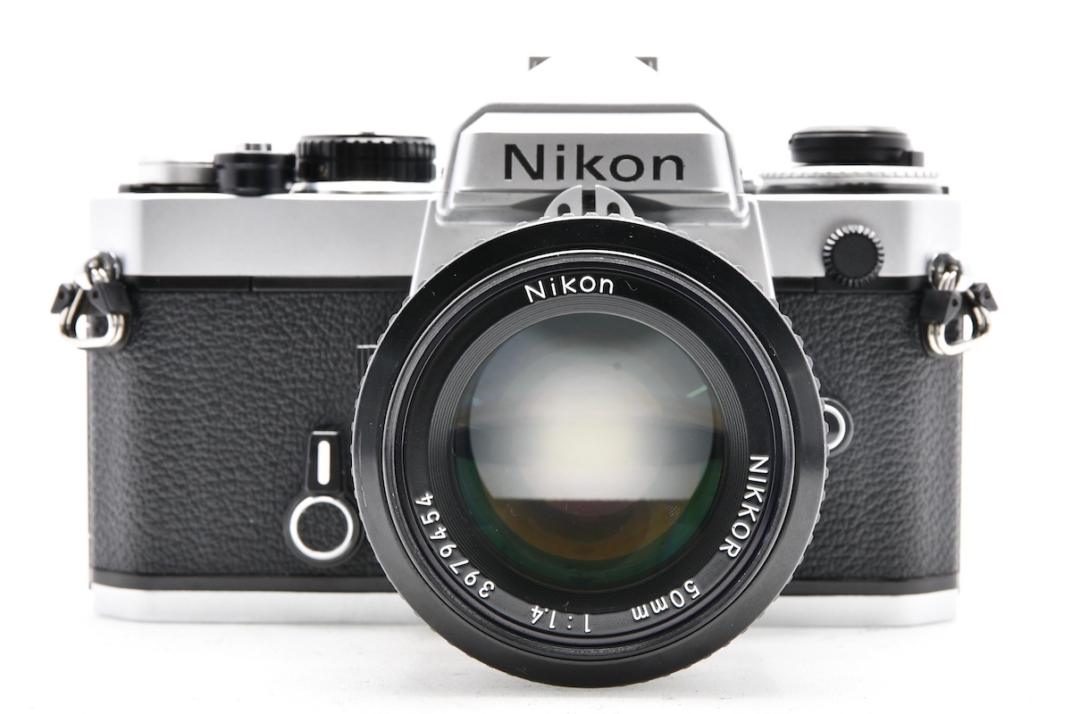 NIKON FE + AI NIKKOR 50mm F1.4 ニコンフィルムカメラMF一眼レフ
