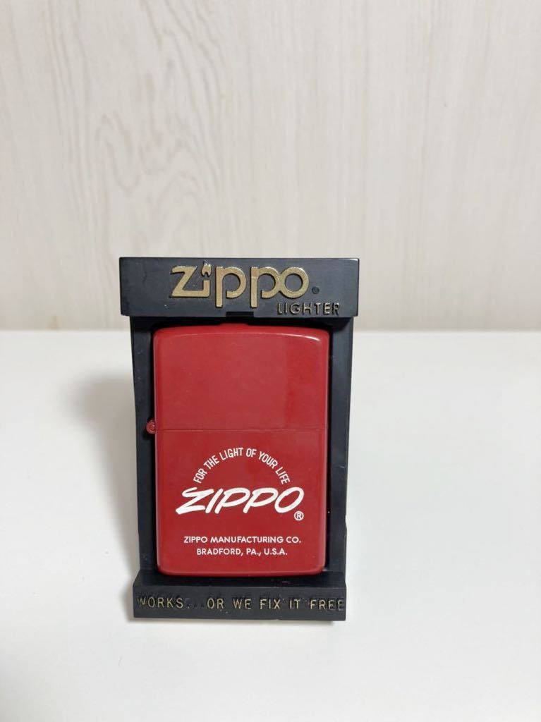新品／未使用【ZIPPO】赤 ジッポ オイルライター _画像1