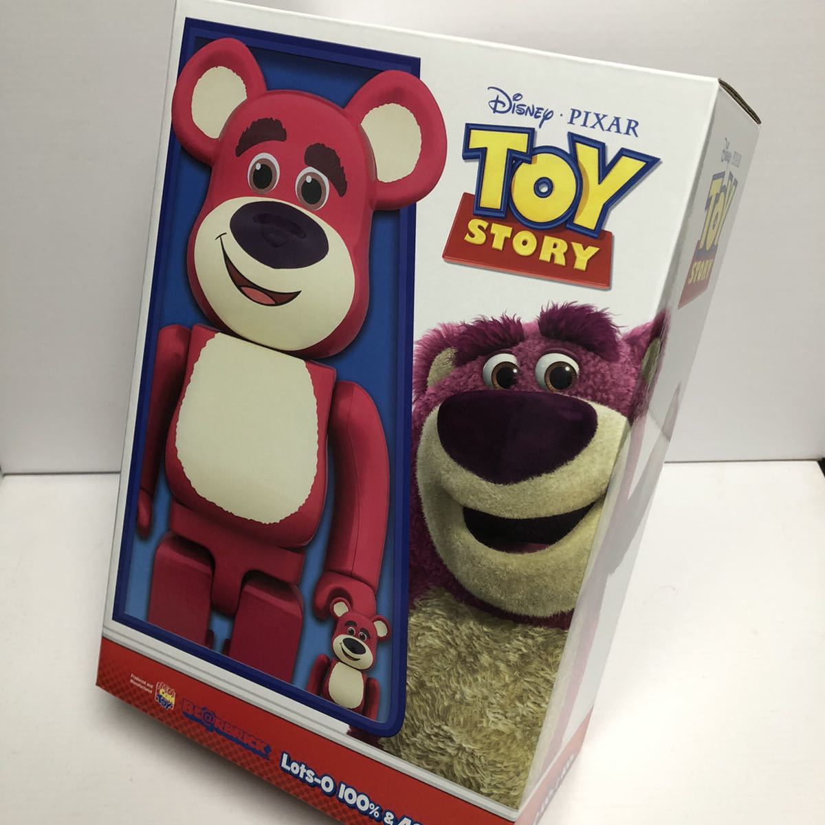 激レア ベアブリック トイストーリー ロッツォ ・ハグ・ベア 100% & 400% (BE@RBRICK TOY STORY Lots-O Disney Pixar ロッツォ )_画像1