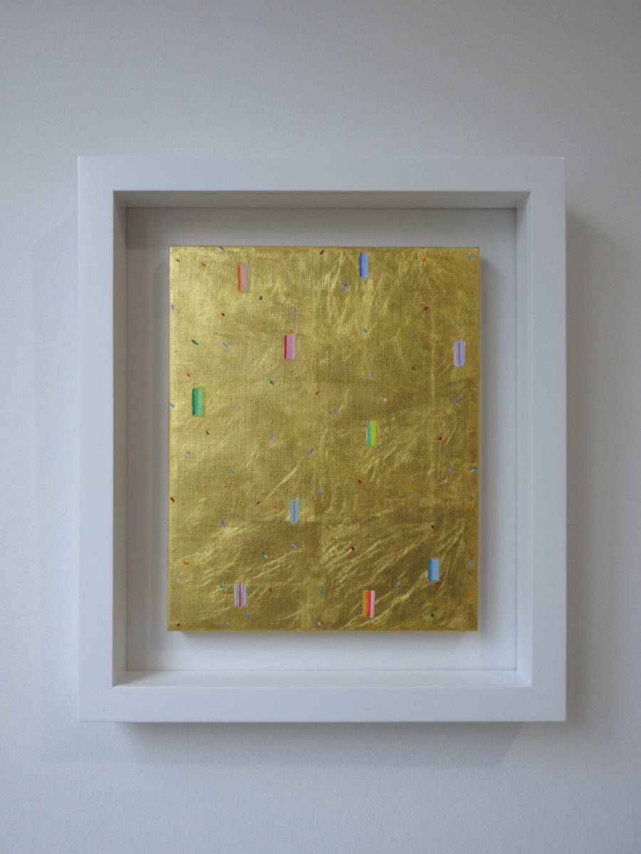 純金箔 抽象画 現代美術 金箔絵画 | contifarma.pe