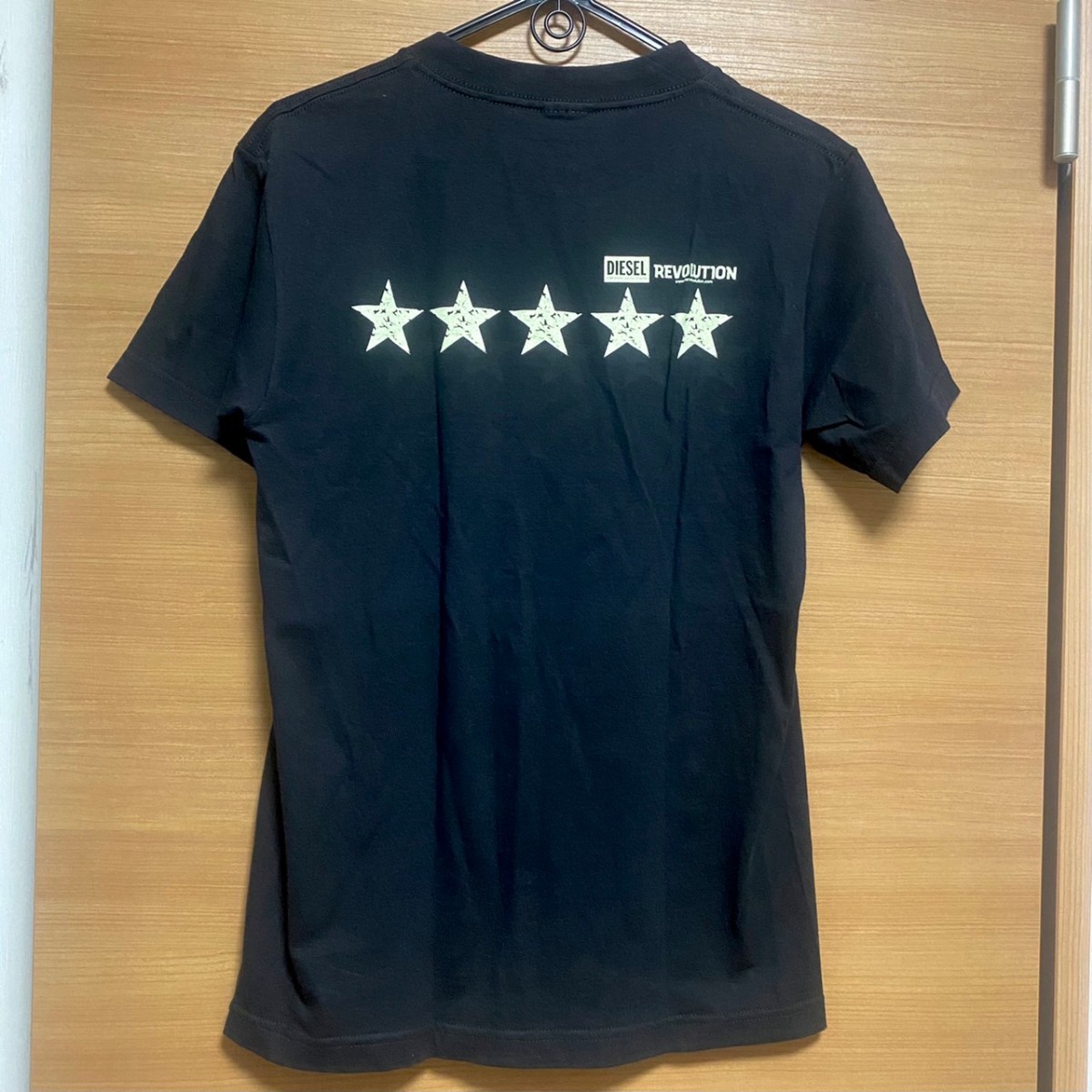 DIESEL ディーゼル Tシャツ 半袖 メンズ 黒 ヴィンテージ M L 男性用 トップス ロゴ ビンテージ 希少 レア