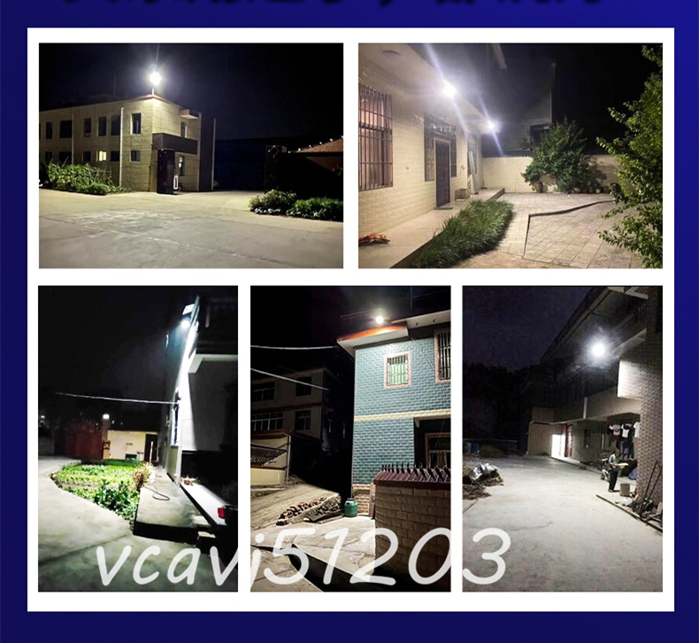 * high quality * solar light street light LED floodlight outdoors for waterproof high luminance battery remainder amount display crime prevention light garden for garden light parking place lighting 6000W