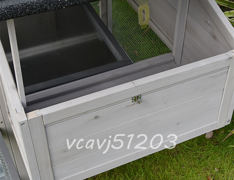 * beautiful goods * high quality * large chicken small shop . is to small shop wooden pet holiday house rainproof . corrosion house rabbit chicken small shop breeding outdoors .. garden for cleaning easy to do 