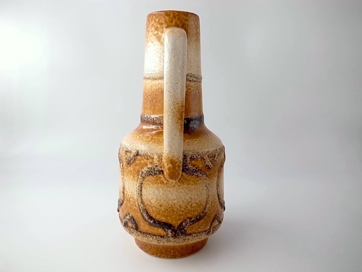 ドイツ 1960年代~1970年代 Haldensleben Fat Lava 花器 ミッドセンチュリー モダン ヴィンテージ 東ドイツ 花瓶 一輪挿し フォークロア 4_画像6