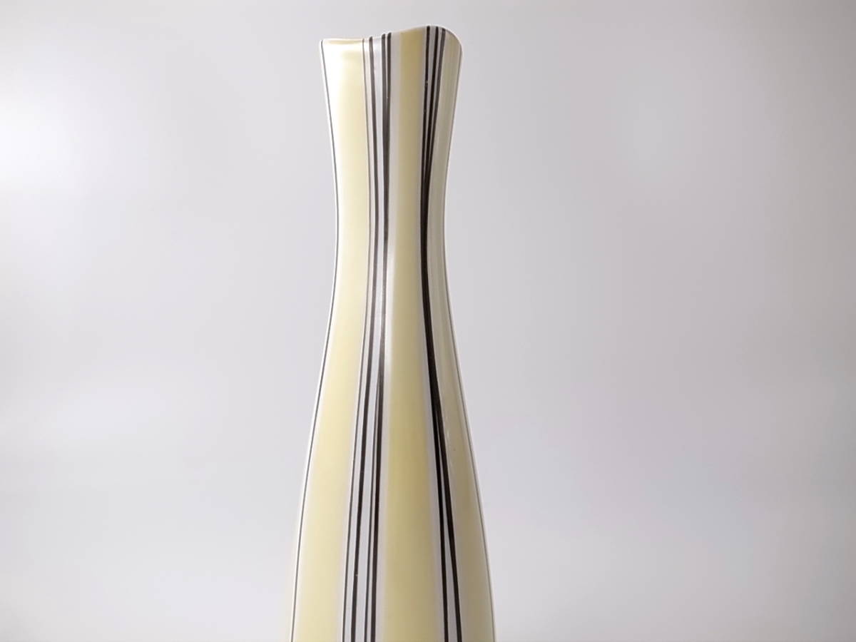 ドイツ 1950年代 Wallendorf 花器 ミッドセンチュリー モダン ヴィンテージ 東ドイツ 花瓶 一輪挿し オブジェ 8_画像6