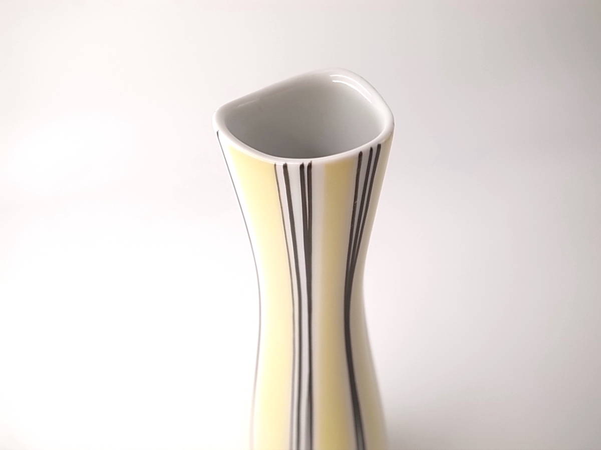 ドイツ 1950年代 Wallendorf 花器 ミッドセンチュリー モダン ヴィンテージ 東ドイツ 花瓶 一輪挿し オブジェ 8_画像9
