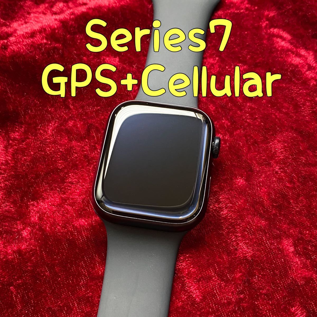 PayPayフリマ｜Apple Watch Series7 ミッドナイト 45mm アップルウォッチ セルラー GPS+Cellular