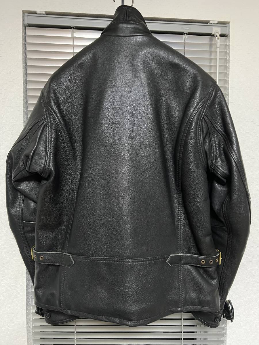 定価10万 アヴィレックス レザージャケット シープスキンライダース