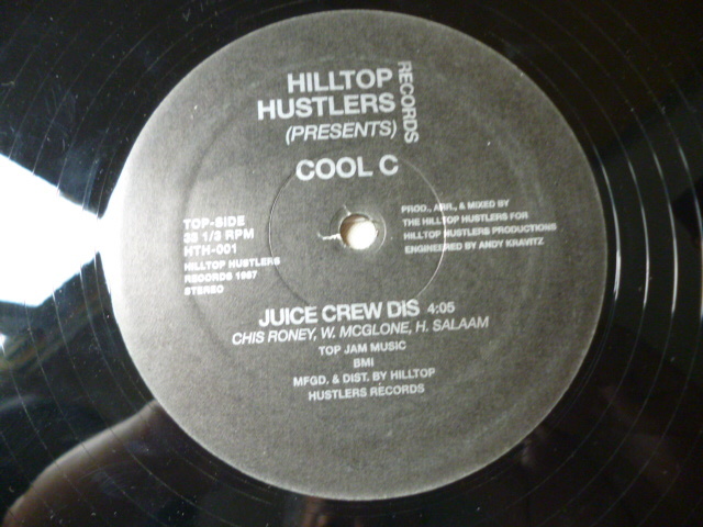 Cool C / Juice Crew Dis 激渋 HIPHOP CLASSIC US12 ファンキー・ミドル・サウンド 試聴の画像1