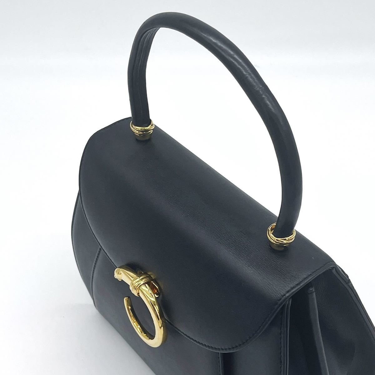美品 カルティエ Cartier ハンドバッグ パンテール パンサー 金具