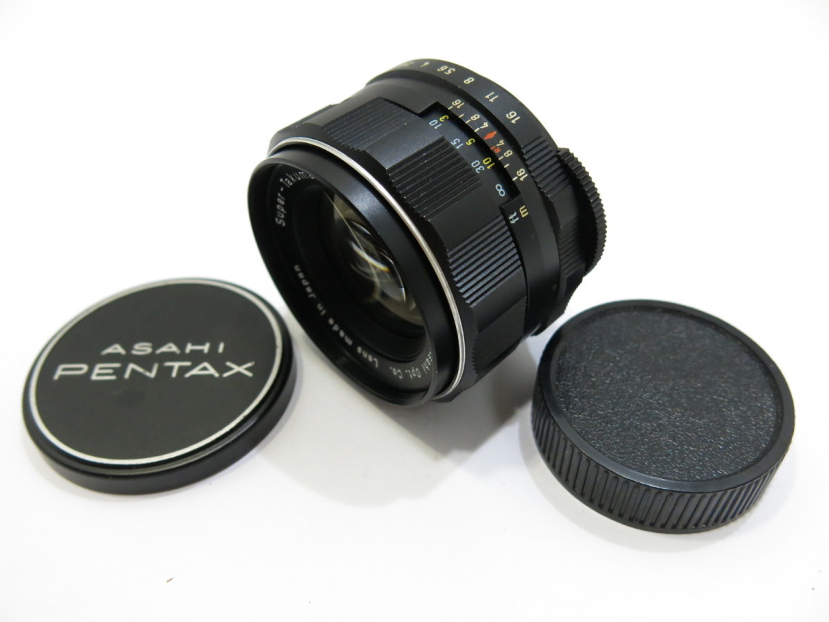 【 中古現状品 】PENTAX Super-Takumar 55mmF1.8 M42 レンズ メタルキャップ付 ペンタックス [管SP981]_画像1