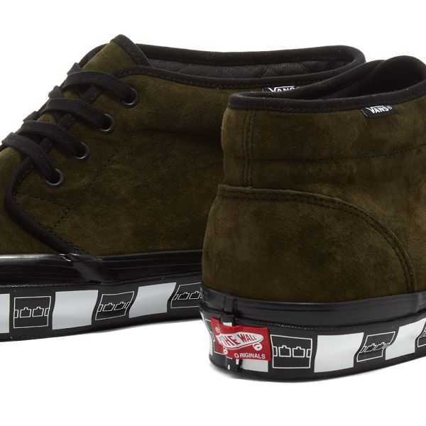 The Trilogy Tapes ザ トリロジー テープ Vans バンズ vault ダブルネーム CHUKKA チャッカ スニーカー US9 深い緑色 新品 未使用 送料無料