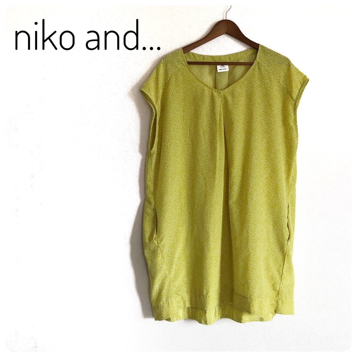【niko and…】ニコアンド チュニックワンピース ワンピース シャツ 