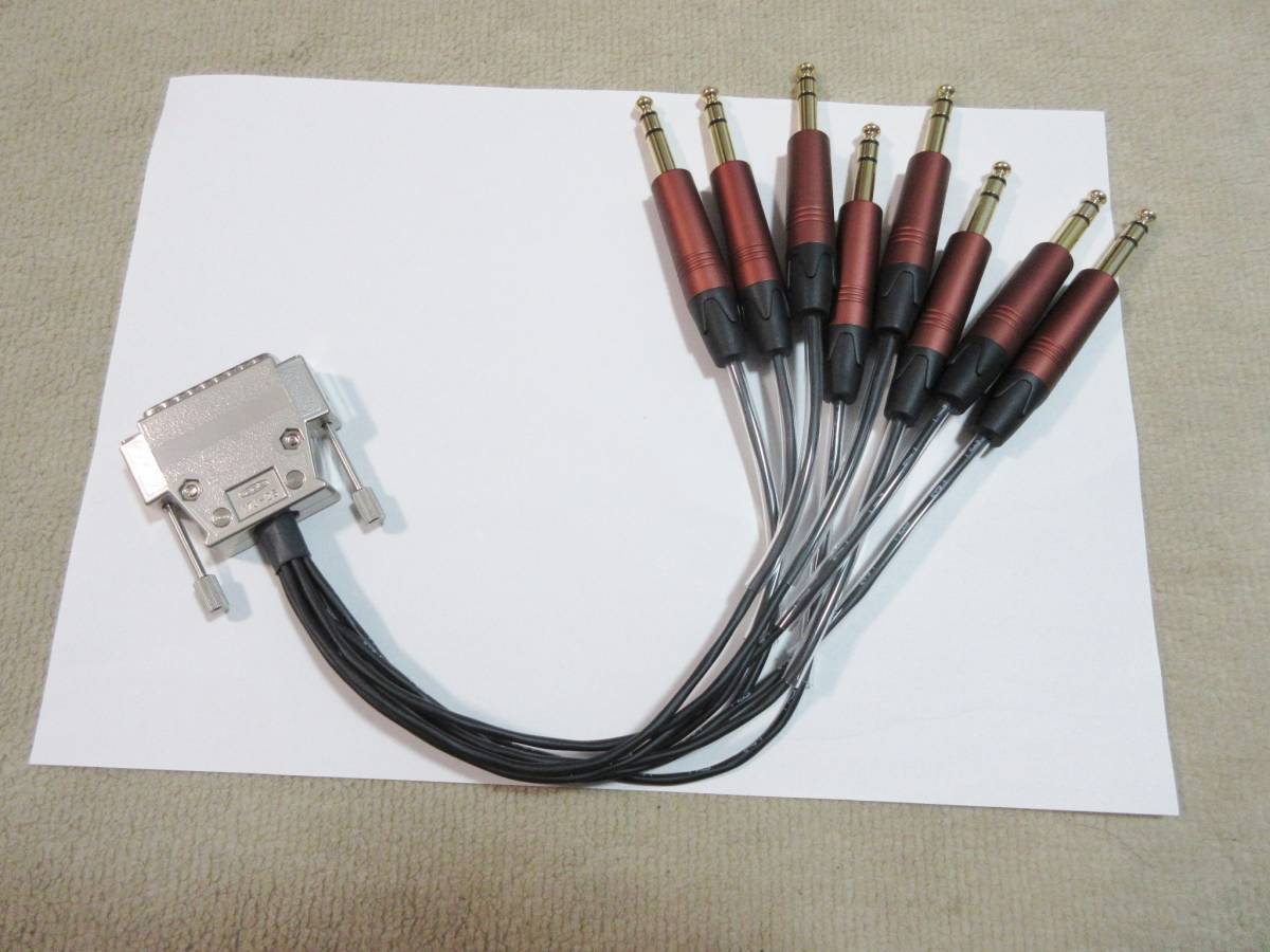 MOGAMI 2932 モガミ 8ch マルチケーブル D-Sub25→TRSコネクター MOGAMI 2932 モガミ 8ch マルチケーブル D-Sub25→TRSコネクター
