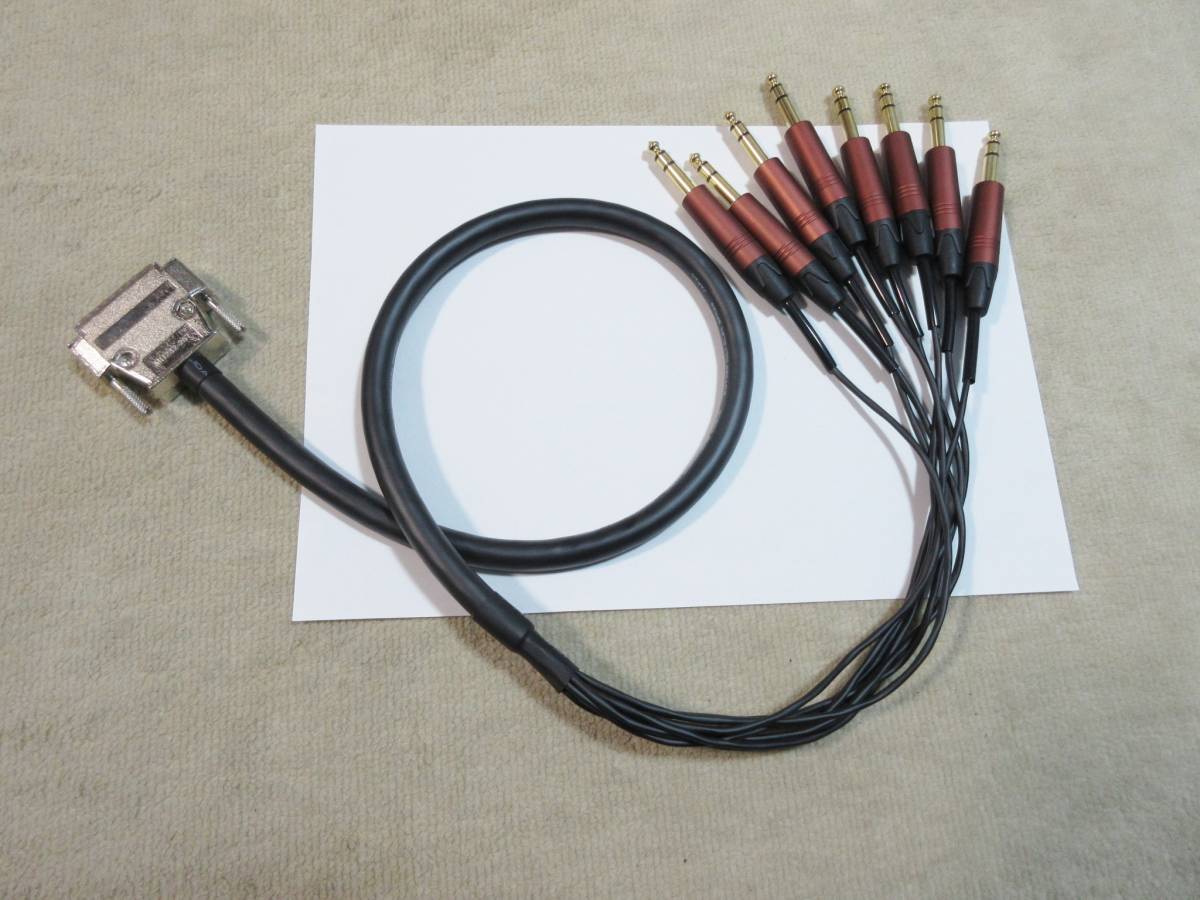 MOGAMI 2932 モガミ 8ch マルチケーブル D-Sub25→TRSコネクター MOGAMI 2932 モガミ 8ch マルチケーブル D-Sub25→TRSコネクター