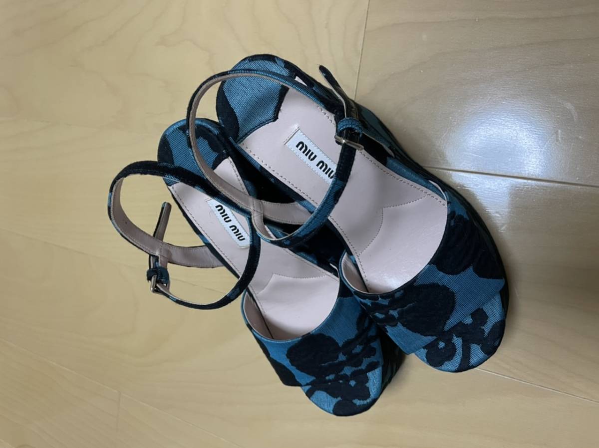 オリジナル miumiu miumiu サンダル ミュウミュウ ミュウミュウ - www