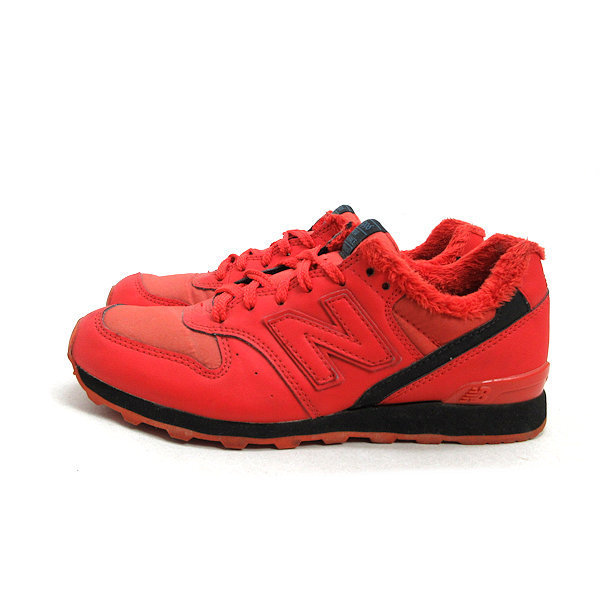 k■【23.5cm】ニューバランス/New Balance WR996T ボア切り替え スニーカー/赤/LADIES■54【中古】_画像1