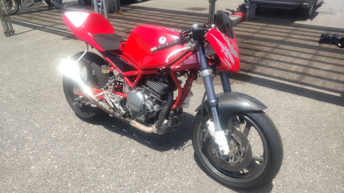 GOOSE 350 グース レース仕様 調子いいですよ。主に練習で使用しています。FCR、i-FACTORYのサス、その他いろいろ