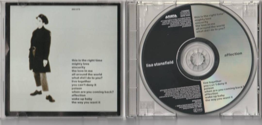 LISA STANSFIELD リサ・スタンスフィールド Affection ドイツ盤CDアルバム ： All Around The World / This Is The Right Time の画像3