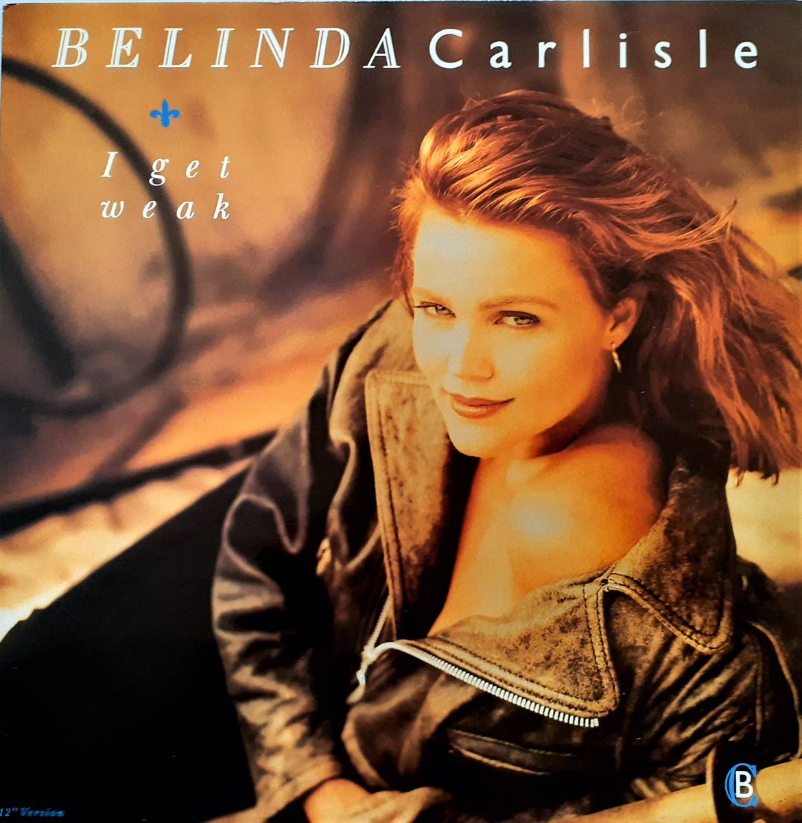 美盤　Belinda Carlisle　ベリンダ・カーライル　I Get Weak　UK盤 限定　ポスター付 12” シングルレコード_画像2