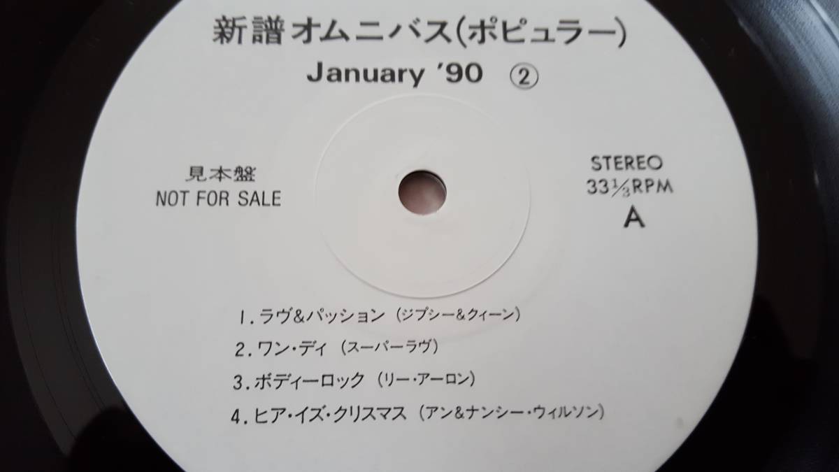 美盤　JANUARY '90 LP 　Gypsy & Queen　Superlove　Lee Aaron　Ann Wilson & Nancy Wilson (HEART)　Anika　Jasmine 　Antonella　Cherry