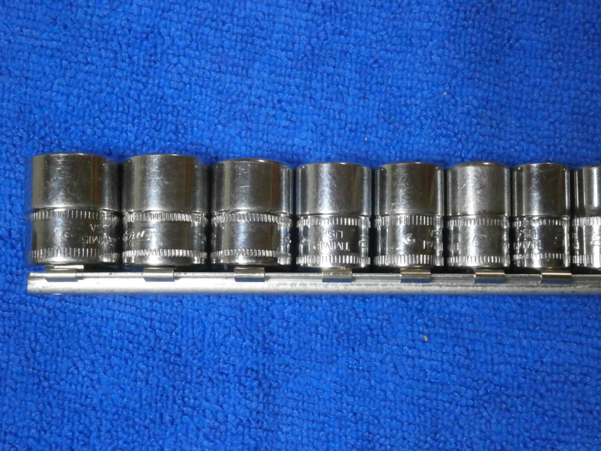 スナップオン Snap-on 差込1/4sq シャローソケット 13個 セット 4