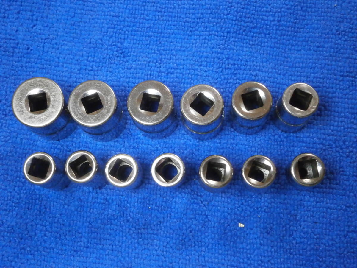 スナップオン Snap-on 差込1/4sq シャローソケット 13個 セット 4