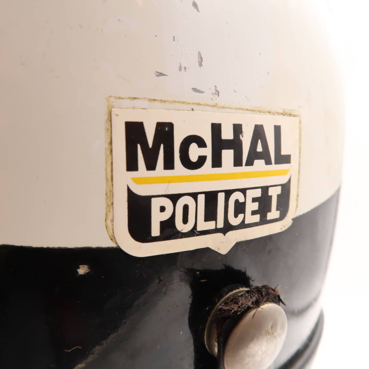 Sシェル 70s McHal POLICE ハーフヘルメット 55cm ポリス アメリカ 当時 ビンテージ buco bell traveler shorty 500 tx_画像7