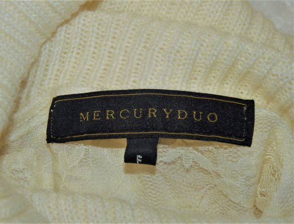 MERCURYDUO(マーキュリーデュオ)　レディス　長袖ニット　SIZE：F　古着　706622BL118-332G_画像3